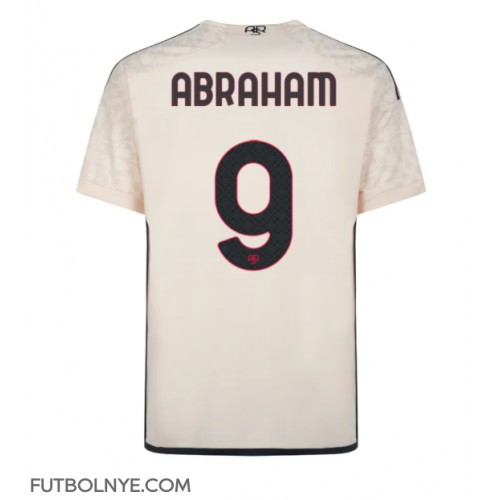 Camiseta AS Roma Tammy Abraham #9 Visitante Equipación 2023-24 manga corta